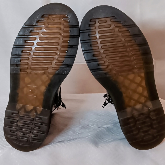 Dr. Martens AIRWALK Patten Leather High Tops: sz. 3 - Picture 3 of 5